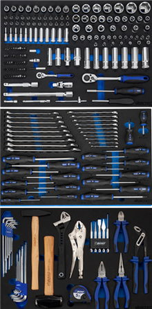 BOXO BXE049 Gereedschapsset, 233-dlg.