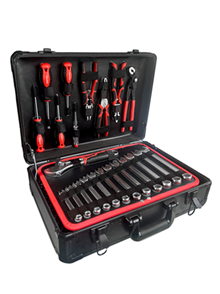 Powerhand 119-delige 1/4'' & 1/2'' gereedschapsset in koffer