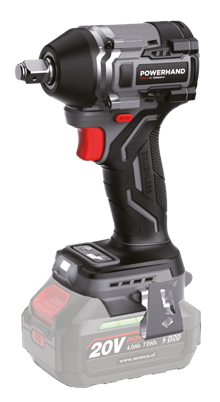 Powerhand 1/2" accu slagmoersleutel, max. 400 Nm