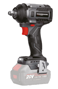 Powerhand 1/2” Accu Slagmoersleutel, Max. 1.100 Nm