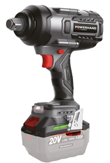 Powerhand 1/2" Accu slagmoersleutel, Max. 2.000 Nm