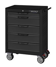 BOXO Gereedschapswagen 5 laden MIS-systeem zwart/grijs