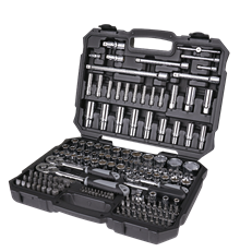 BOXO Dopsleutelset 1/4", 3/8" & 1/2", 172-delig