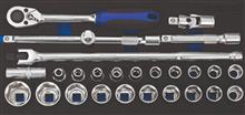 1/2" Dopsleutelset 27-dlg.