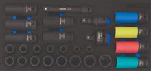 1/2" Krachtdopsleutelset 27-Dlg.
