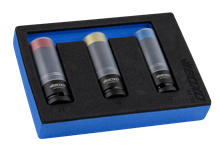 BOXO 1/2" Krachtdopsleutel, 3-dlg