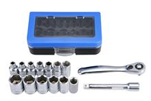 1/4" Mini dopsleutelset 15-dlg. 