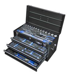 BOXO Gevulde gereedschapskist met 3 laden 94-dlg.