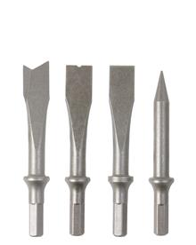 Beitelset kort 125 mm 4-dlg.