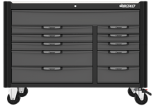 BOXO XXXL Gereedschapswagen , 11 laden met Mis-systeem en rvs werkblad