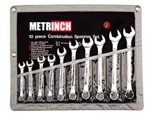 Steek- ringsleutelset in roltas 10-dlg.