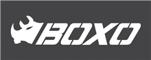 Dichte achterwand met BOXO logo