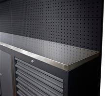 RVS werkblad 1725x700x40 mm