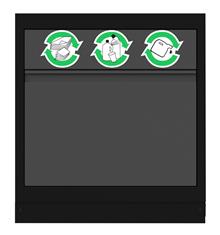 Multifunctionele afvalbak kast