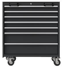 BOXO | "Racing" Gereedschapswagen met 7 laden voor OSM,  zwart