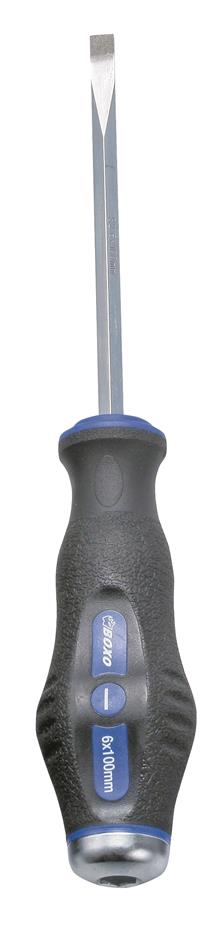 Schroevendraaier met doorgeslagen kling - Sleufkop 6 mm