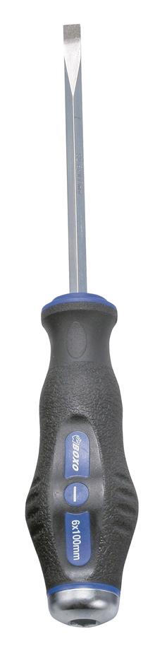 Schroevendraaier met doorgeslagen kling - Sleufkop 9.5 mm