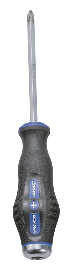Schroevendraaier met doorgeslagen kling - Kruiskop PH2