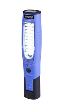 Micro-USB oplaadbare LED werklamp Li-Ion 140 Lumen blauw