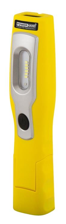 Oplaadbare LED werklamp Li-Ion met Micro-USB 350 lumen geel