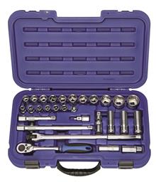 1/2" Dopsleutelset 30-dlg.