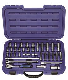 3/8" Dopsleutelset 36-dlg. 