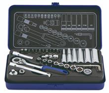 1/4" Mini dopsleutelset SAE 35-dlg.