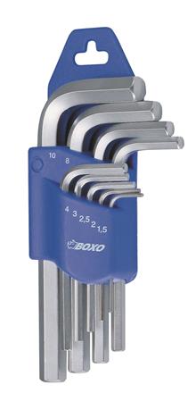TX Sleutelset kort T10-T50 9-dlg. 
