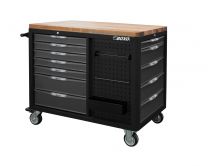 BOXO 12 Drawer trolley with MIS system, black/grey, 330pc