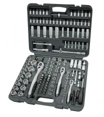 1/4", 3/8" and 1/2" Combination socket set 172pc 