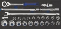 1/2" Socket set 12Pt 26pc