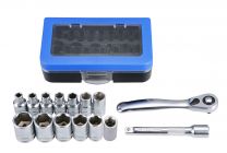 1/4" Socket set 15pc