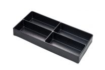 Lege tray met 4 vakken