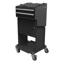 Universal diagnose trolley with 2 drawers