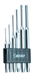 Pin punch set in a plastic holder 6pc